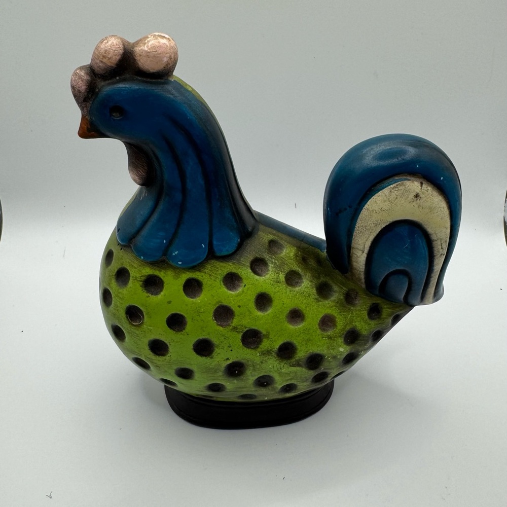 Vintage Ceramic Rooster Figurine